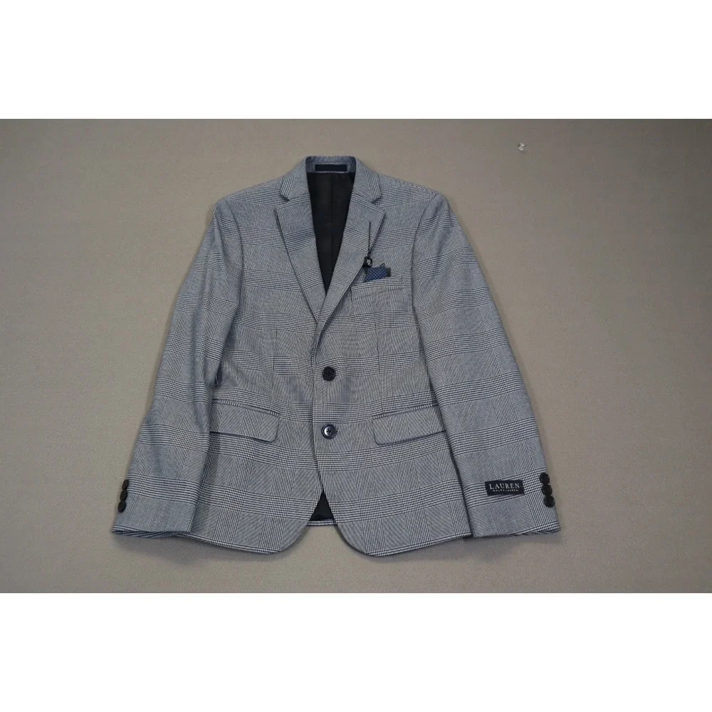 Lauren Ralph Lauren Big Boys Plaid‎ Classic Sport Coat Size 12R